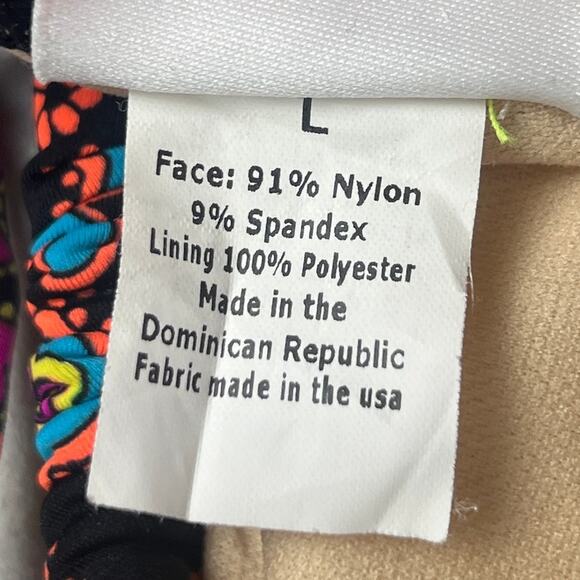 Alloy Boho Triangle Multicolor Swim Top Size Large - Picture 6 of 6